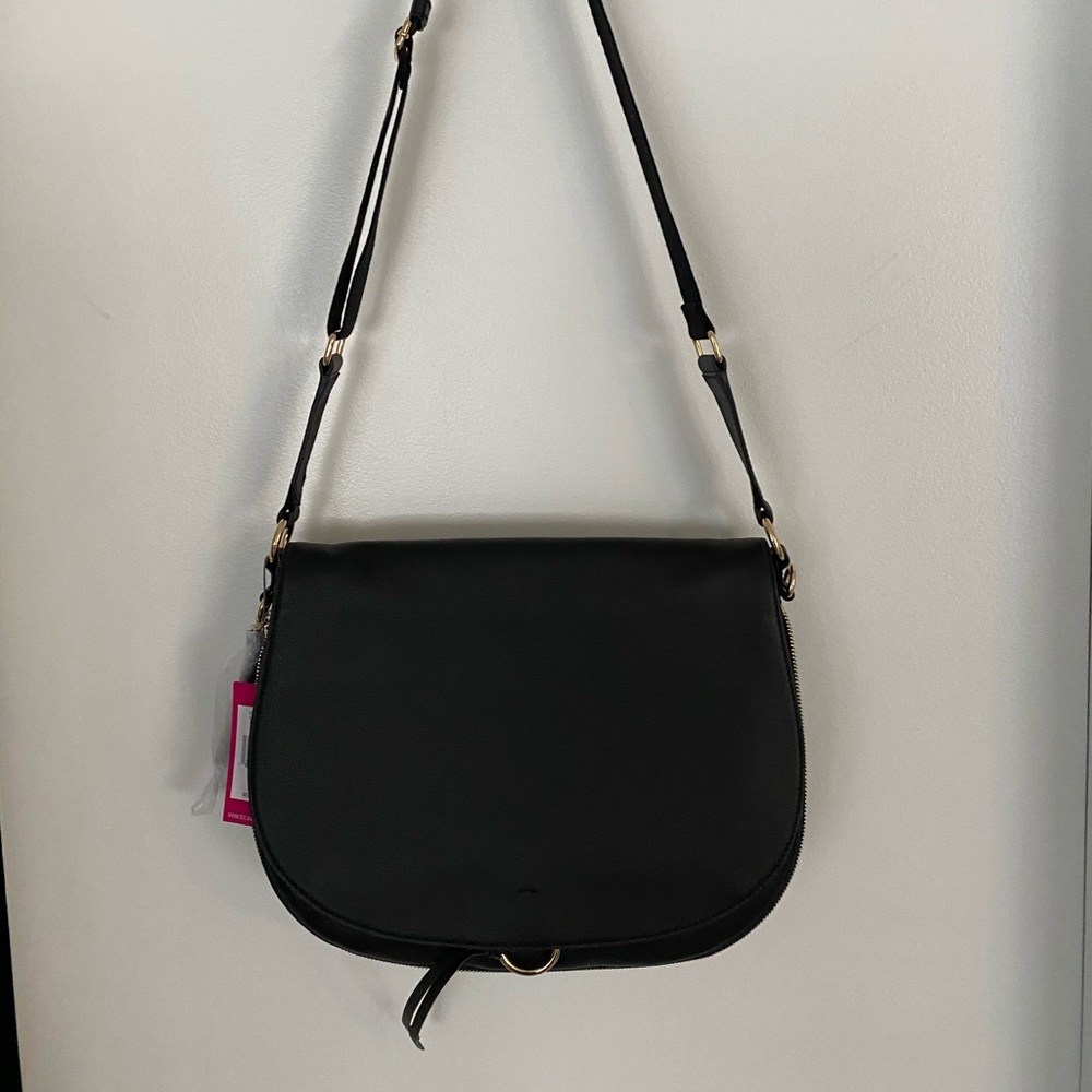 NWT VINCE CAMUTO LEATHER SHOULDER CROSSBODY BAG